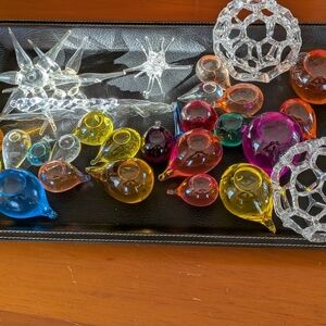 Colorful Glass Ornament Collection